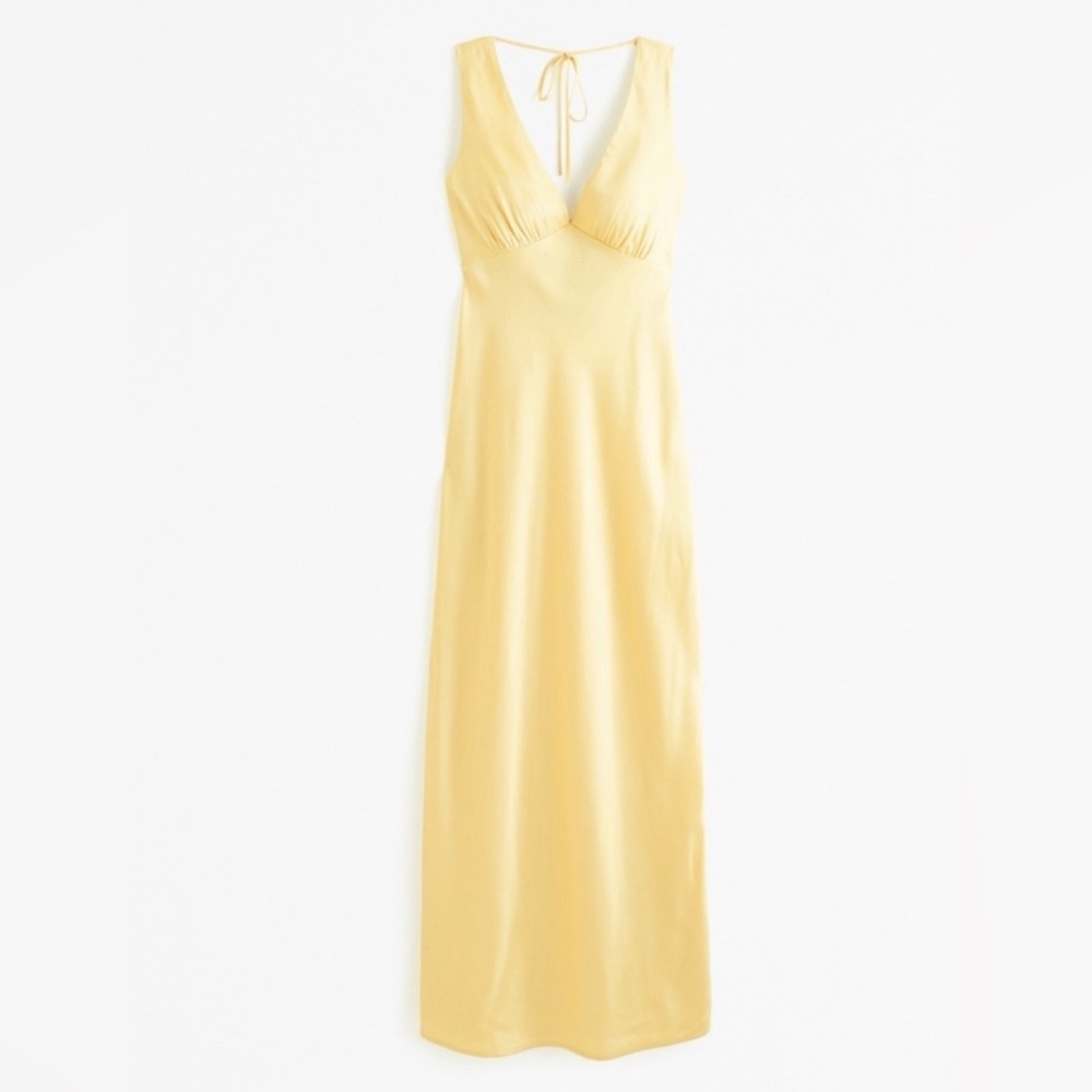Abercrombie & Fitch Yellow Maxi Dress